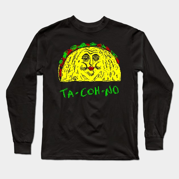 Happy Taco Long Sleeve T-Shirt by washburnillustration